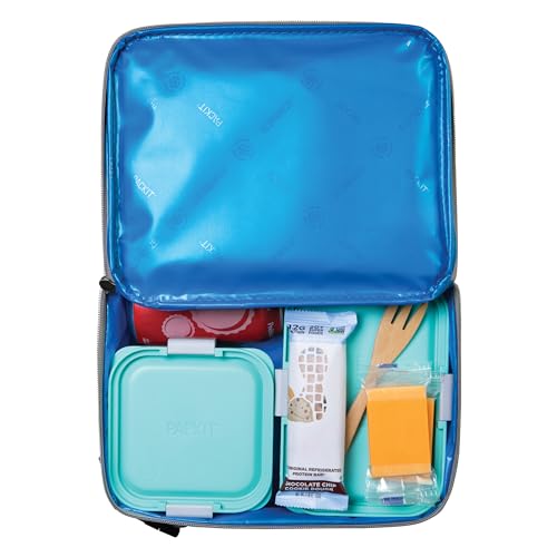 PackIt(R) Freezable Classic Lunch Box, Gray Fog, Built with EcoFreeze(R) Technology, Collapsible, Reusable, Zip Closure With Front Pocket and Buckle Handle, For Work Lunches and Fresh Lunch On the Go - color: Gray Fog