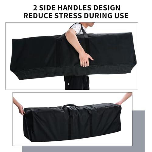 Urbanstand 52 Inch Extra Large Duffle Bag for Travel, Sports Gear Storage Bag with 2-way Lockable Zippers, Long Duffel Bag for Tent Camping tripod (Black 52inch 2Pack) - color: Black, size: 52inch 2Pack