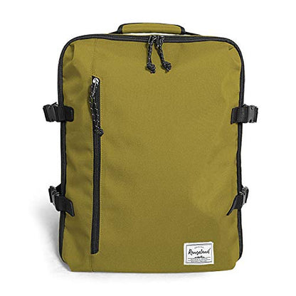 Travel Backpack 21L Minimalist Casual Small Carry-on Daypack 15-inch Laptop Notebook, Overnight Weekender Dark Yellow Mustard - color: Mustard
