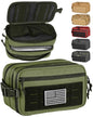 DBTAC Tactical Toiletry Bag w/Electronic Organizer Compartment | Dry/Wet Separate Hygiene Bag, Expanded Travel Dopp Kit Shaving Kit Travel shower Bag for Men (Green) - color: Elite Green/Black