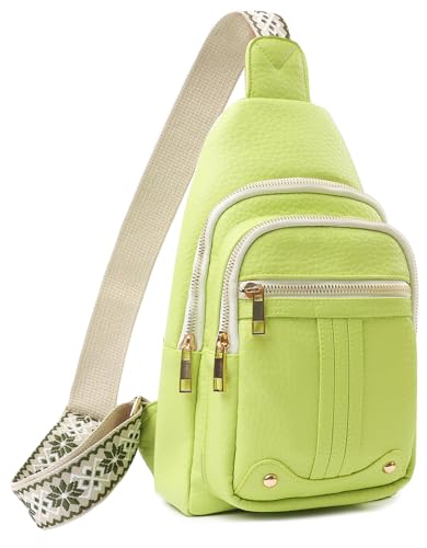 Mothers Day Gifts for Mom Her Teen Girls Girlfriend Crossbody Bags Gifts for Women Birthday Personalized Gift for Family Small Crossbody Sling Bag Fanny Pack Chest Travel Purse Christmas Gift Idea - color: Green