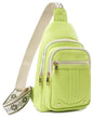 Mothers Day Gifts for Mom Her Teen Girls Girlfriend Crossbody Bags Gifts for Women Birthday Personalized Gift for Family Small Crossbody Sling Bag Fanny Pack Chest Travel Purse Christmas Gift Idea - color: Green