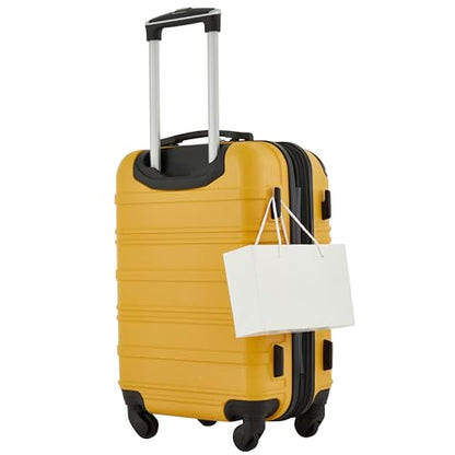 Travelers Club Phoenix Luggage, Gold Rod, 22-Inch Carry-On - color: Gold Rod, size: 22" Carry-On