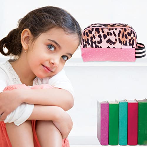 Stephen Joseph, Kids Toiletry Bag, Boys and Girls Toiletry Kit, Travel Bag - color: Leopard