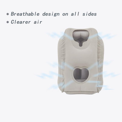 Inflatable Travel Pillow for Airplanes-Neck Support Pillow for Long Flights, Portable & Comfortable Airplane Sleep Pillow, Blow Up Pillow for Travel, Office, Camping (Ergonomic Design, Easy to Carry)