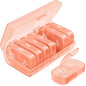 AUVON XL Weekly Pill Organizer 2 Times a Day, Pill Box 7 Day with One-Side Large Openings for Easy to Use, Watermelon Red AM PM Pill Case for Medication, Vitamins, Fish Oils, Supplements - color: Watermelon Red