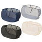 4 Pcs Collapsible Laundry Baskets, Opening Laundry Hamper, Foldable Laundry Basket, Dirty Clothes Basket for Clothes & Home Organization - color: Black/Blue/Beige/Gray