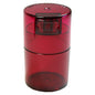 Tightpac Vitavac - 5g to 20 grams Airtight Multi-Use Vacuum Seal Portable Storage Container for Dry Goods, Food, and Herbs - Red Tint - color: Rose