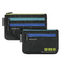 Travelon World Travel Essentials Set of 2 Currency and Passport Organizers - color: Black