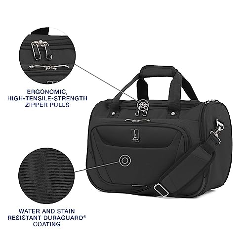 Travelpro Maxlite 5 Softside Lightweight Underseat Carry-On Travel Tote, Overnight Weekender Bag - color: Tote Black