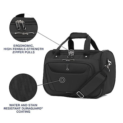 Travelpro Maxlite 5 Softside Lightweight Underseat Carry-On Travel Tote, Overnight Weekender Bag - color: Tote Black