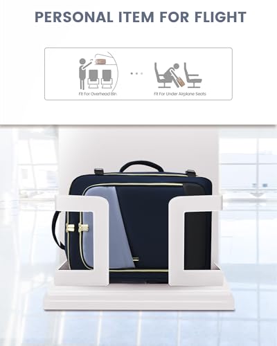 LOVEVOOK Travel Backpack for Women, 40L Carry On Backpack Flight Approved, Large Personal Item Bag Fits 17 inch Laptop, TSA Approved Luggage with 3 Packing Cubes,Waterproof Weekender Gym Essentials - color: Dark Blue-beige-black, size: 40L