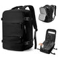 Vacuum Backpack Travel with Pump,Large Travel Backpack with Vacuum System,Mochila compresion al vacio,Flight Approved 18x14x8,Waterproof Carry on Personal Item Laptop Backpacks,Black - color: A1-black-with Pump