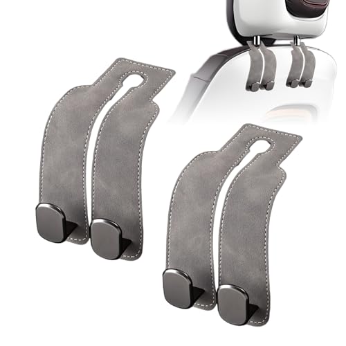 Car Purse Hook Purse Hook for Car Seats Headrest Car Seat Hooks,Heavy Duty Vehicle Organizer for Handbags, Groceries, Purses, Keep Car Tidy (Gray, 2 Pack) - color: Gray, size: 2 Pack