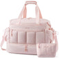 LOVEVOOK Travel Duffel Bag, Gym Bag for Women, Large Weekender Overnight Bags with Shoe Compartment, 38L Carry on Gym Hospital Bag with Wet Pocket, 2 Pcs - color: Light Pink, size: Large-2 Pcs
