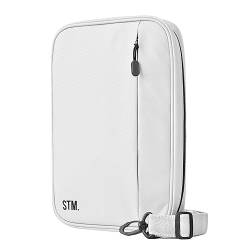 Scribbles That Matter - B5 Pencil Case Pouch + Journal Organizer - Large capacity Kawaii Pencil Pouch, Pen Case, Marker Case, Journal Pouch Zippered Pocket Adjustable Shoulder Strap (8.5 x 12.5) - color: White, size: B5 (V2)