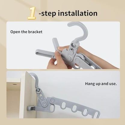1Pcs Clothes Drying Rack Foldable and 10 Pcs Travel Hangers and 1pcs Organizer Bag,Foldable Design Doesn't take up Much Space, Great Combo for Travel/Hotel/Cruise. - style: 1+10 Pcs
