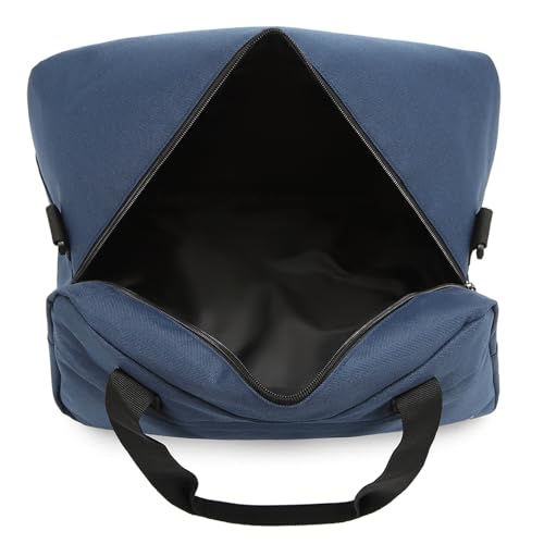 Kono Small Travel Duffel 14L Under Seat Carry-On Sports Tote Gym Bag - 13.78"x7.87"x7.87" Navy - color: Navy, size: S (13.78inx 7.87in x7.87in)-14L
