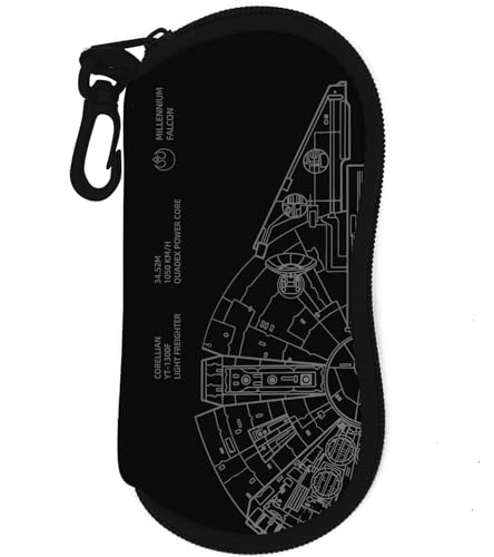 Sunglasses Case Soft Glasses Cases for Women Pouch Eyeglass Bag Eye Glass Kids Girls Sun Glasses Cute Kawaii - color: Black Gear