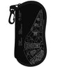 Sunglasses Case Soft Glasses Cases for Women Pouch Eyeglass Bag Eye Glass Kids Girls Sun Glasses Cute Kawaii - color: Black Gear
