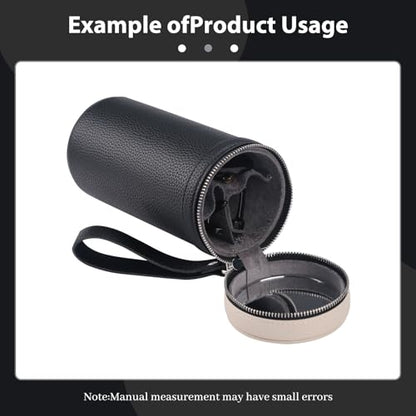 3 slots eyeglass case Leather sunglasses storage box, suitable for both men and women, Glasses Storage Holder Box - color: Black/White