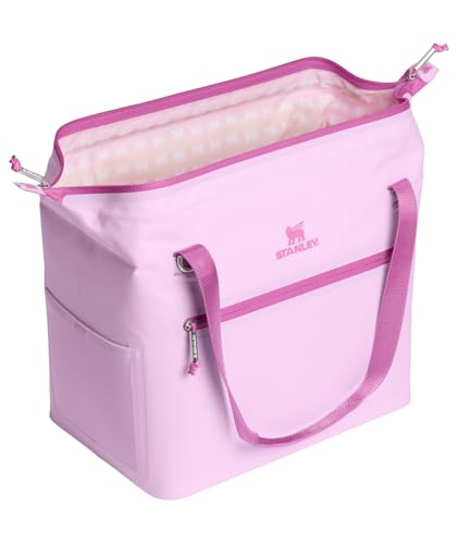 Stanley All Day Julienne Soft Cooler Bag and Lunch Box | Insulated Travel Bag with Zipper | BPA-Free - color: Soft Orchid, style: Max
