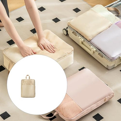 Space Saving Bags for Travel Home Storage Reusable Compression Organizers Luggage Capacity Portable Foldable Reusable Compression Bags for Clothes