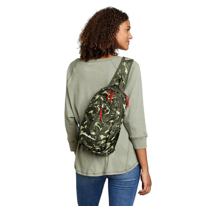 Eddie Bauer Stowaway Packable Sling Bag | Travel | Outdoor | Lightweight | Compact | Ripstop Nylon, Tobacco-10L - color: Tobacco