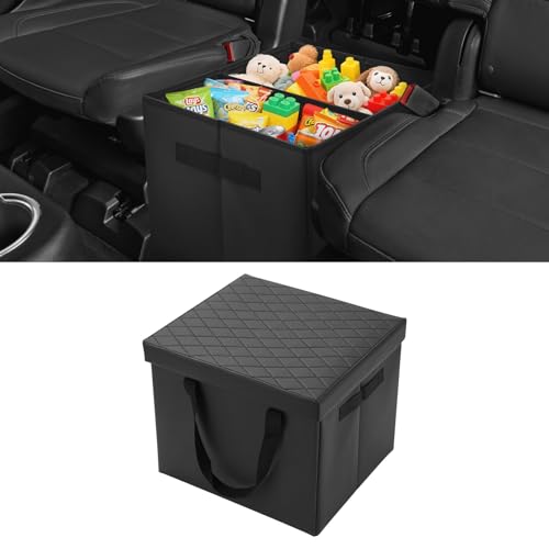 Shademax Car Seat Organizer for Chevy Suburban Tahoe 2021-2025 2026 Accessories Suburban Backseat Storage Box Car Console Organizer for Kids Toys, Baby Supplies, Dog Toys, Snack Travel Storage Box - size: For Chevrolet Suburban 2021-2026