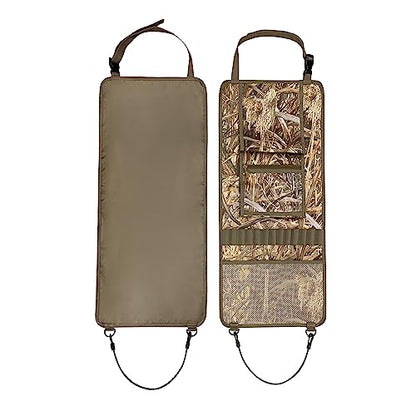 MYDAYS 2 Pack Seat Back Gun Rack, Camo Front Seat Gun Organizer with Bullet Pocket Vehicle Gun Holder for Hunting Rifles/Shotguns - color: Camo5