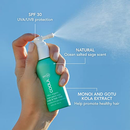 COOLA Organic Face Sunscreen SPF 50 Sunblock Lotion, Dermatologist Tested Skin Care for Daily Protection, Vegan and Gluten Free, Fragrance Free - size: Sunscreen Beach Bundle Set