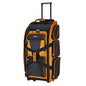 Travelers Club Xpedition 30 Inch Multi-Pocket Upright Rolling Duffel Bag - color: Burnt Orange