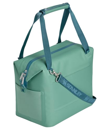 Stanley All Day Julienne Soft Cooler Bag and Lunch Box | Insulated Travel Bag with Zipper | BPA-Free - color: Spring Green, style: Midi
