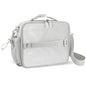Bentgo Kids Lunch Bag - Double-Insulated, Reusable Lunch Bag for Kids 3+ with Adjustable Strap; Holds Lunch Box/Water Bottle/Snacks; Easy-Clean, Water-Resistant & Pockets (Glitter Edition - Silver) - color: Glitter Edition - Silver