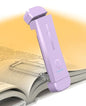 HIONXMGA Book Reading Light,Silent Touch Books Lamp for Reading in Bed,Rechargeable Clip on Booklight with 3 Amber Colors & 7 LEDs Precise Dimming for Eye Caring Night Reading,Book Lovers,Kids,Purple - color: Purple