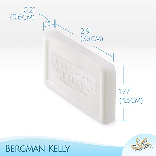 Bergman Kelly Hotel Toiletries Bundle (Tropical Waterfall, 1 oz each, 40 Pcs) 4-Piece Set: 10 Rectangular Bar Soap, 10 Shampoo, 10 Conditioner & 10 Body Lotion - Bulk Mini Guest Amenities Supply - size: 1 Fl Oz (Pack of 10)