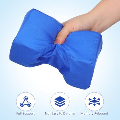 Foot Elevator Pillow for Hand and Foot Protection Ankle Cushion and Heel Support Pad Pressure Relief Leg Rest for Elderly Bedridden Patients Washable and Detachable 7.87X3.94X0.1 Inches