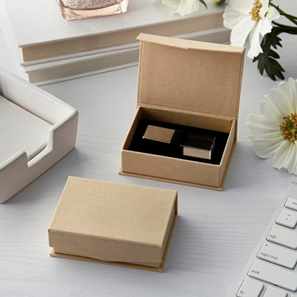 Neil Enterprises Inc. Brown Natural Kraft Paper Flash Drive Box
