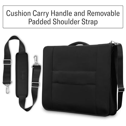 Samsonite UpLIFT 23” Bifold Garment Bag - Includes Wet Pocket and StackIt Strap™ Bi-Fold Bar To Prevent Creases - Tri-Fold Bar Option For Longer Items - Designed For Ultra Light Travel - Black