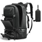 FUTURE AESTHEICS Travel backpack Carry-on Travel Backpack For Women Men Flight Approved Business Weekender Overnight Waterproof Daypack (Black) - color: Black