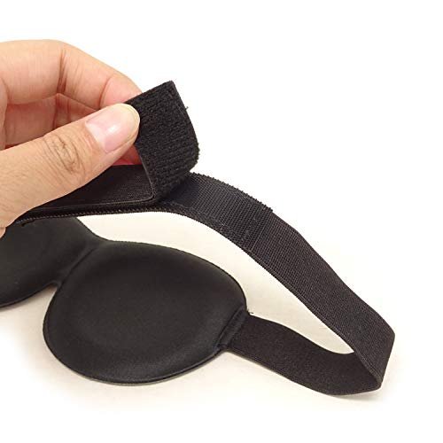 Honbay 3D Funny Eyeshade Soft Sleep Eye Mask with Adjustable Head Strap for Travel, Game, Party, Rest, Sleeping (Woman) - style: Woman