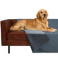 Ameritex Pet Bed Blanket Reversible 100% Waterproof Velvet Super Soft for Sofa and Bed - color: Blue+navyblue, size: 52x82 Inches
