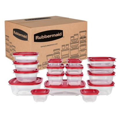 Rubbermaid EasyStore Containers, 38-Piece Set, Food Storage Containers, Food Storage Containers with Lids - size: 38-Piece