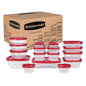 Rubbermaid EasyStore Containers, 38-Piece Set, Food Storage Containers, Food Storage Containers with Lids - size: 38-Piece