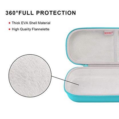 BOVKE Travel Carrying Case Compatible with 3M Littmann Classic III, Lightweight II S.E, MDF Acoustica Deluxe Stethoscopes - Extra Room for Medical Scissors EMT Trauma Shears and LED Penlight, Emerald - color: Pu Leather_Emerald