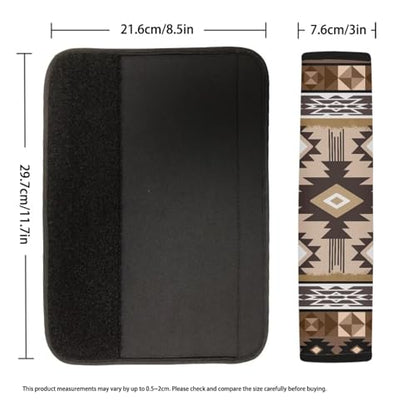 Ethnic Geometry Seat Belt Shoulder Strap Covers 2-Pack Universal Car Seat Belt Pads Cover Car Interior Automotive Anti-Slip Shoulder Strap Protect for Most Vehicle, SUV, Truck, Car - color: Ethnic Geometry