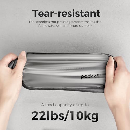 pack all Seamless Clear Toiletry Bag, Tear-resistant Clear Makeup Bag, Water-resistant Travel Packing Organizer for Toiletries, Cosmetics and Accessories (Medium) - style: Medium