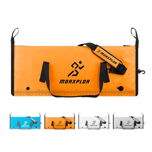 MORXPLOR Insulated Fish Cooler Bag for Fishing 41x17 47x17In 50x20In 60x24 72x30 80X40 Inches,Large Insulated Fish Kill Bag,Fishing Catch Bag Cooler with Water-resistant Zipper - color: 41inch Orange