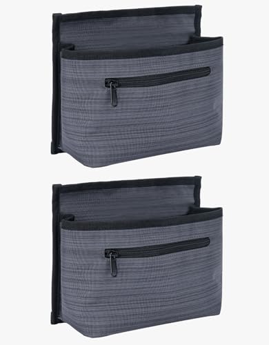 ZHCHG 2 Pack Luggage Travel Cup Holder Attachment for Suitcase Drink Carrier Caddy, Coffee Mug and Tumblers, Traveler Carry on Hands Free Accessory- Gifts for Flight Attendants Travelers Accessories - color: 2 pack gray