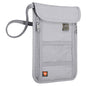 Lewis N. Clark RFID Blocking Stash Neck Wallet, Travel Pouch + Passport Holder for Women & Men, Gray - color: Gray